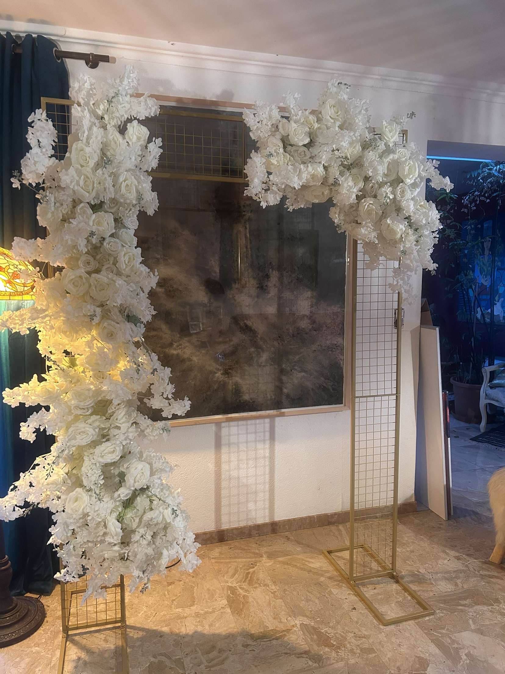 Location arche florale mariage